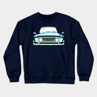 Zodiac Mk3 1960s classic car high contrast Crewneck Sweatshirt